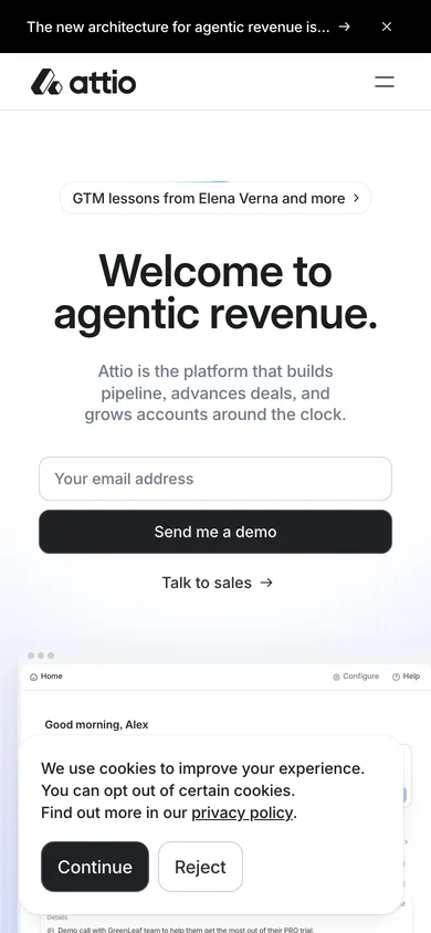 Attio mobile screenshot