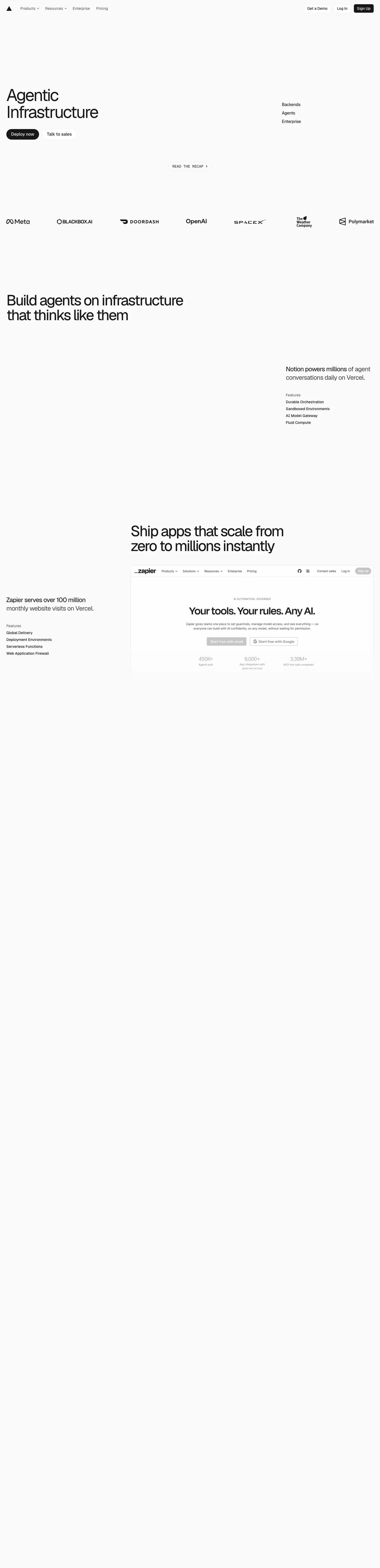 Vercel full page screenshot